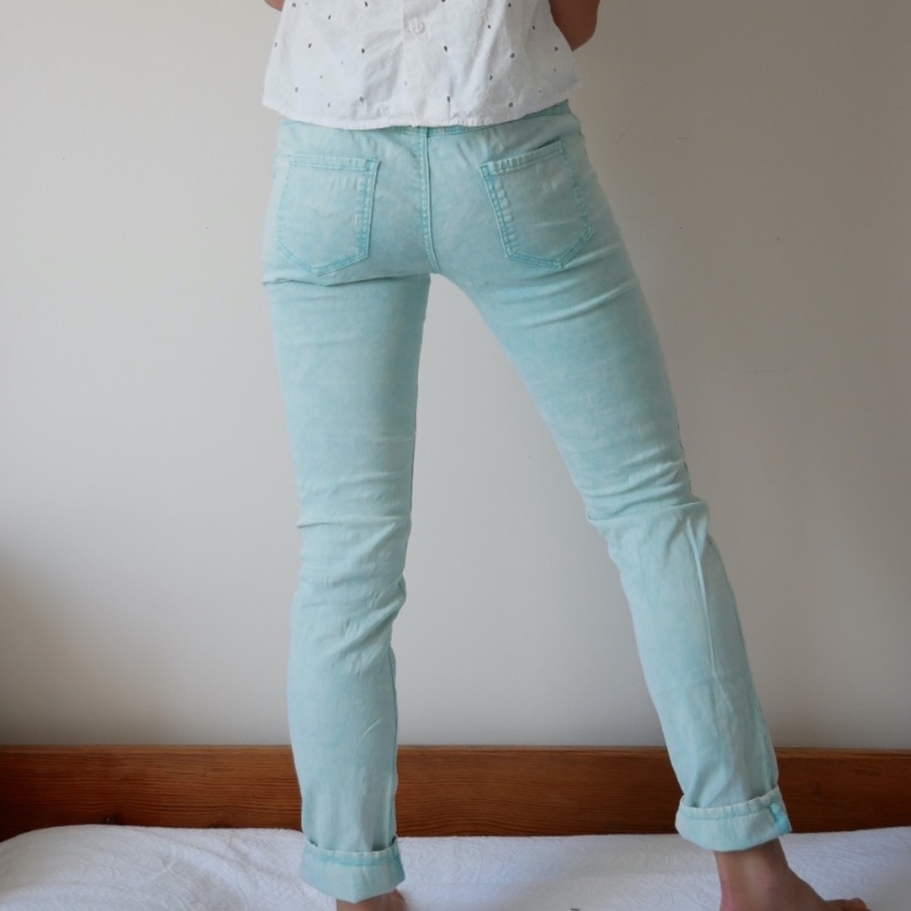Robin's Egg Blue Jeans/Pants